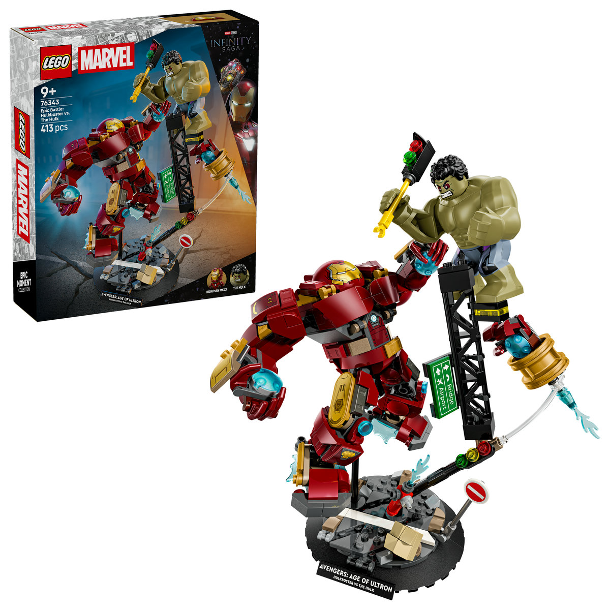 LEGO - Bătălie memorabilă: Hulkbuster vs Hulk