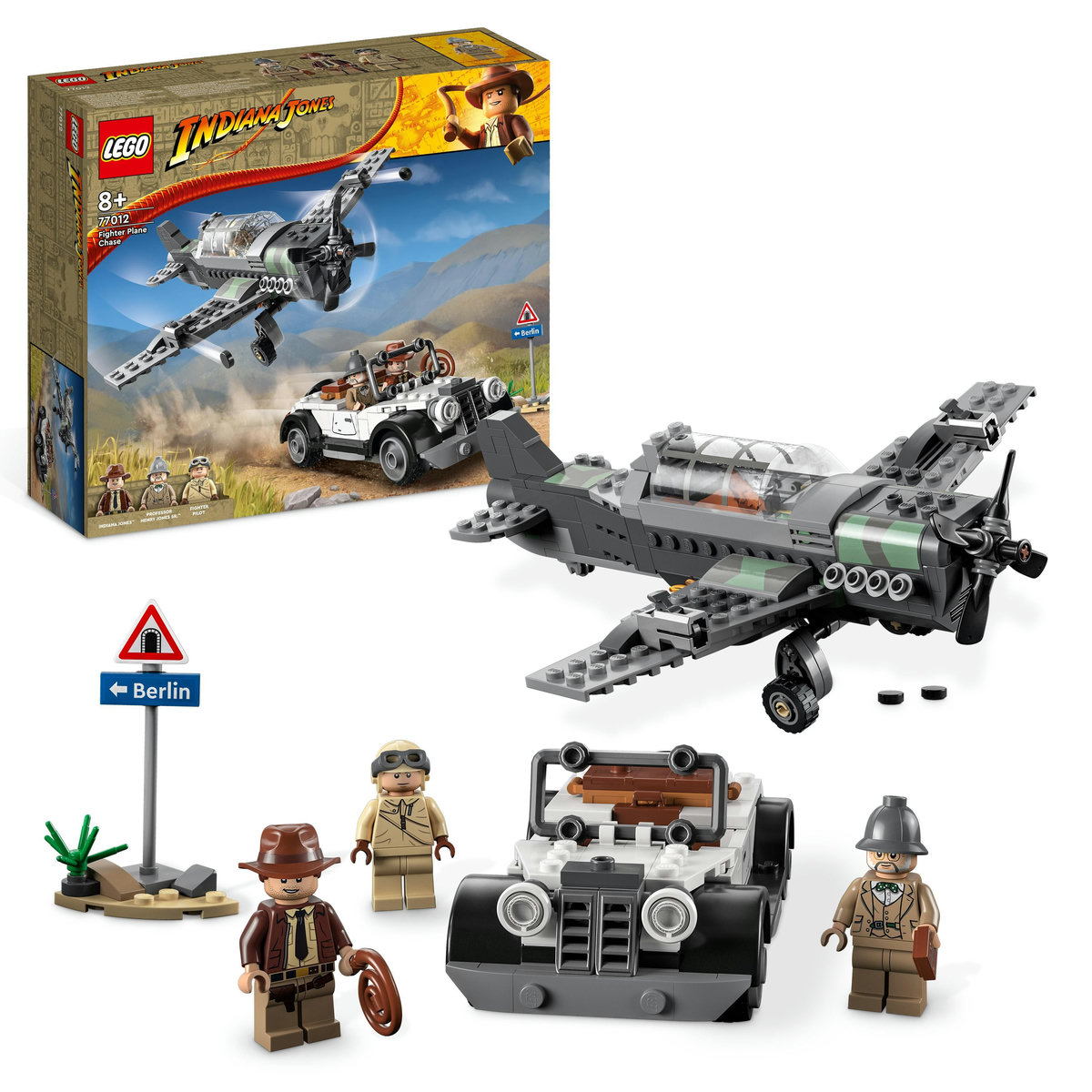 Lego Indiana Jones - Urmarire cu avionul de vanatoare